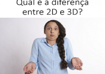 Qual é a diferença entre 2D e 3D?